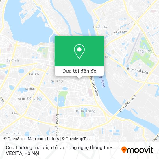 Bản đồ Cục Thương mại điện tử và Công nghệ thông tin - VECITA