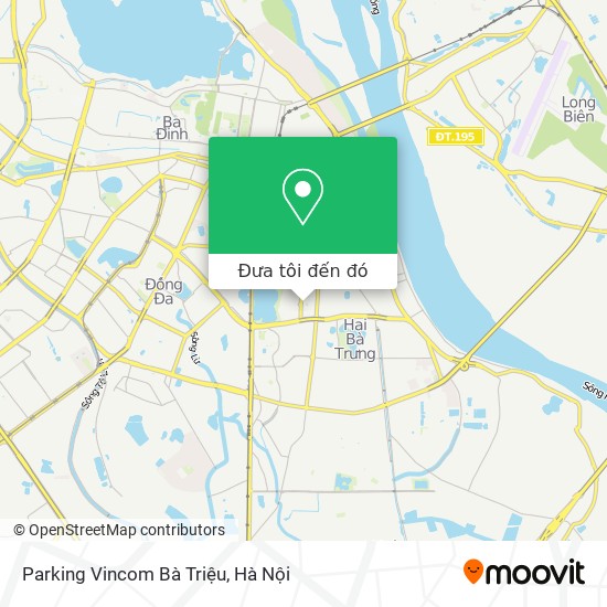 Bản đồ Parking Vincom Bà Triệu