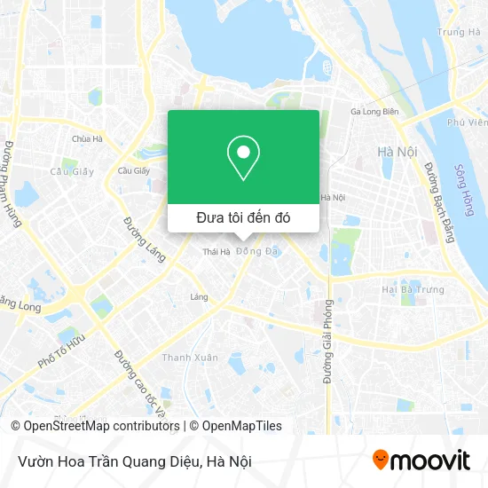 Bản đồ Vườn Hoa Trần Quang Diệu