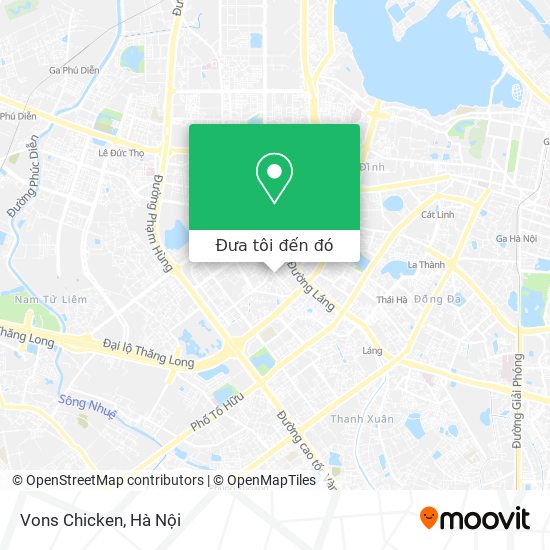 Bản đồ Vons Chicken