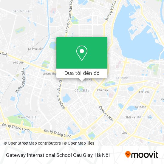 Bản đồ Gateway International School Cau Giay
