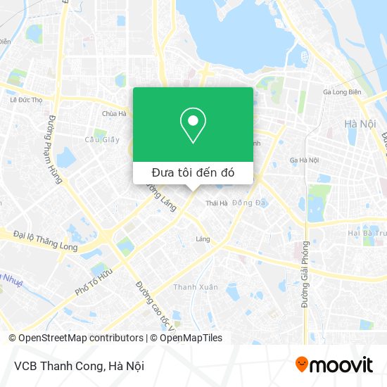 Bản đồ VCB Thanh Cong