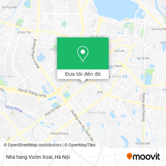 Bản đồ Nhà hàng Vườn Xoài