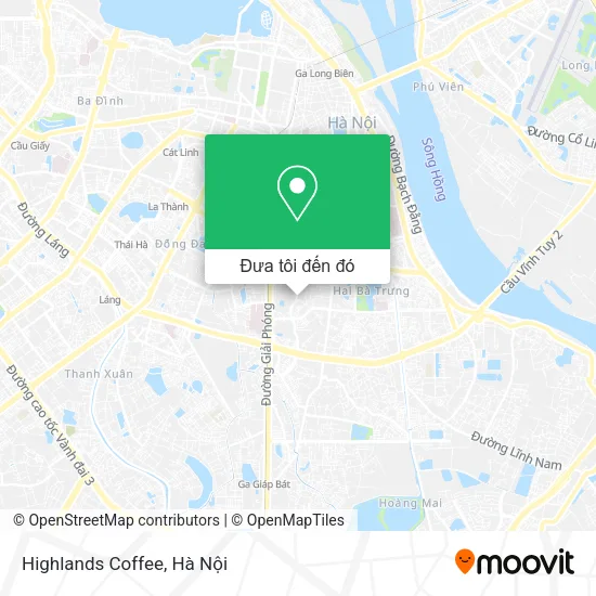 Bản đồ Highlands Coffee