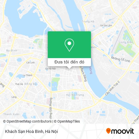 Bản đồ Khách Sạn Hoà Bình