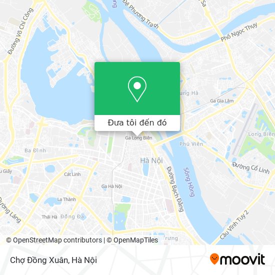 Bản đồ Chợ Đồng Xuân