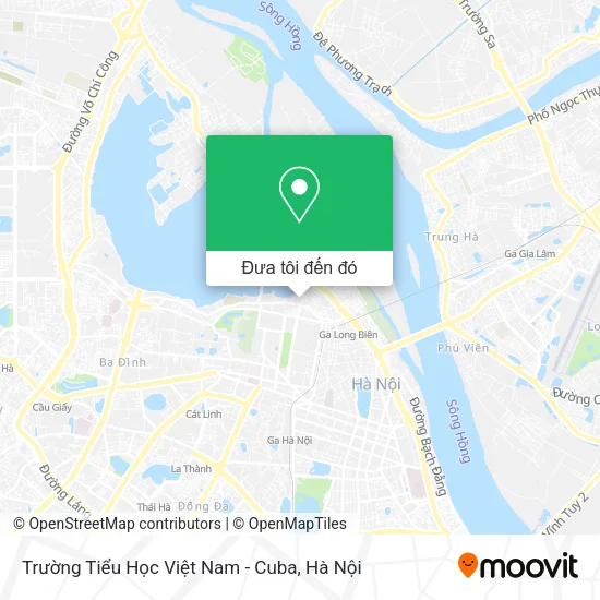 Bản đồ Trường Tiểu Học Việt Nam - Cuba