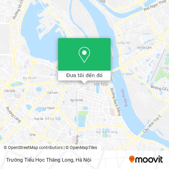 Bản đồ Trường Tiểu Học Thăng Long