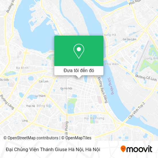 Bản đồ Đại Chủng Viện Thánh Giuse Hà Nội