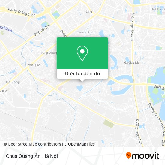 Bản đồ Chùa Quang Ân