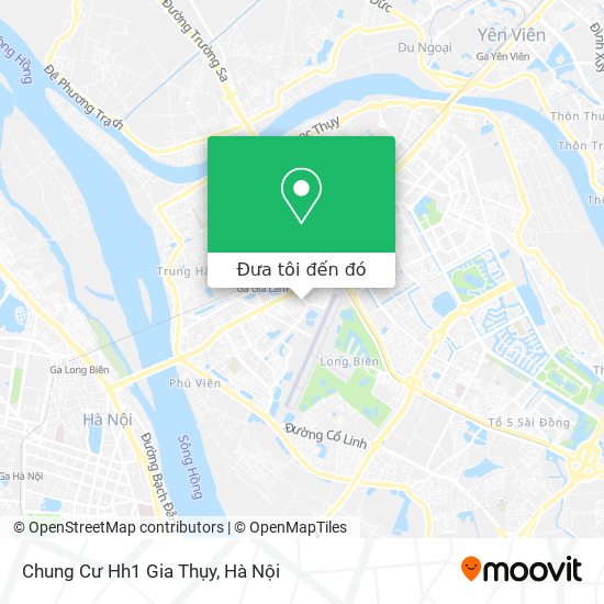 Bản đồ Chung Cư Hh1 Gia Thụy