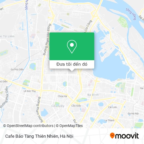 Bản đồ Cafe Bảo Tàng Thiên Nhiên