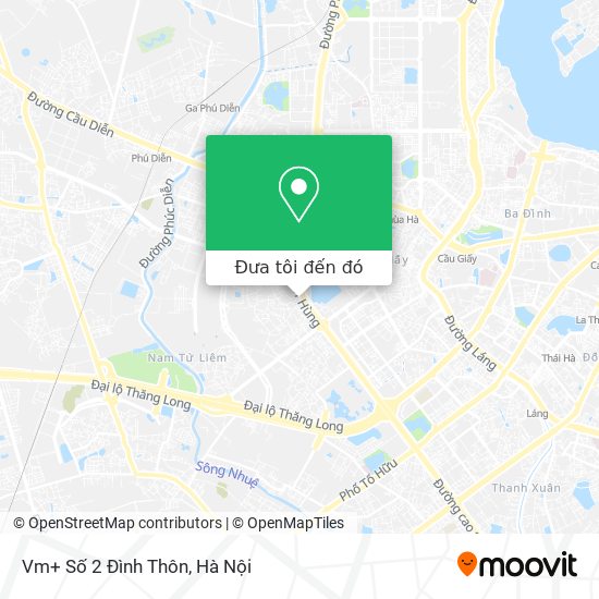 Bản đồ Vm+ Số 2 Đình Thôn