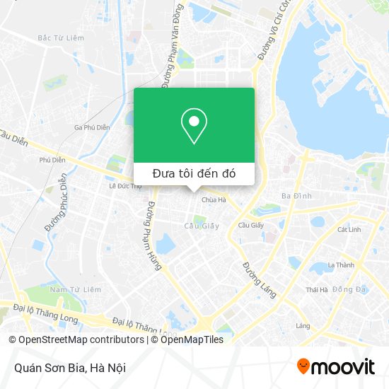 Bản đồ Quán Sơn Bia