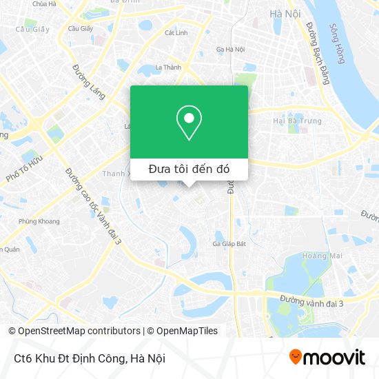 Bản đồ Ct6 Khu Đt Định Công