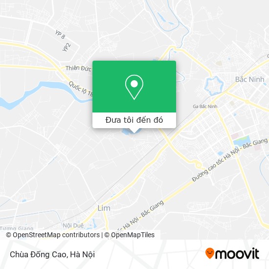 Bản đồ Chùa Đống Cao