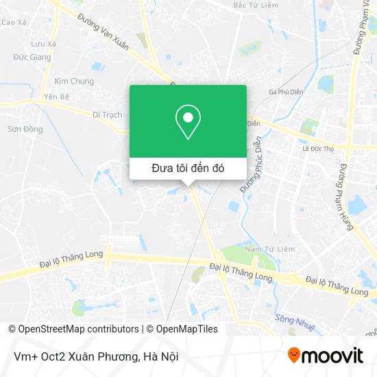 Bản đồ Vm+ Oct2 Xuân Phương