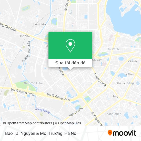 Bản đồ Báo Tài Nguyên & Môi Trường