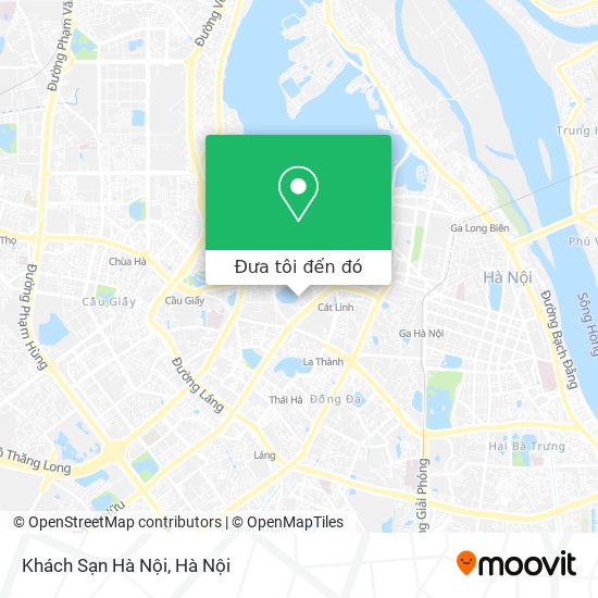 Bản đồ Khách Sạn Hà Nội