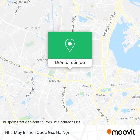Bản đồ Nhà Máy In Tiền Quốc Gia