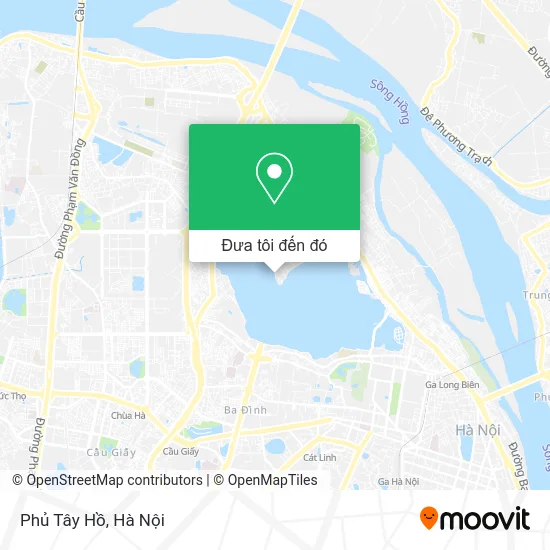 Bản đồ Phủ Tây Hồ