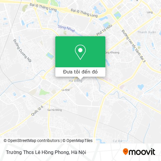 Bản đồ Trường Thcs Lê Hồng Phong