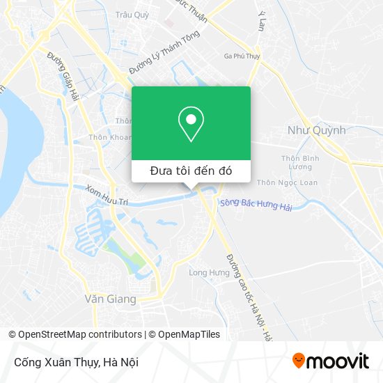Bản đồ Cống Xuân Thụy