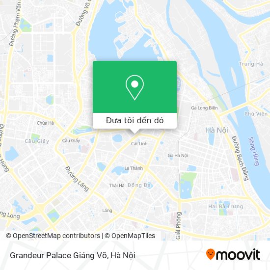 Bản đồ Grandeur Palace Giảng Võ