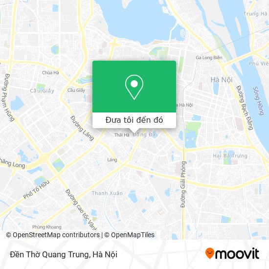 Bản đồ Đền Thờ Quang Trung