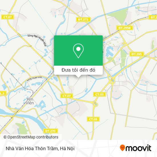 Bản đồ Nhà Văn Hóa Thôn Trầm