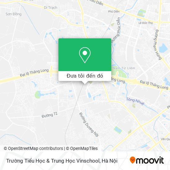 Bản đồ Trường Tiểu Học & Trung Học Vinschool