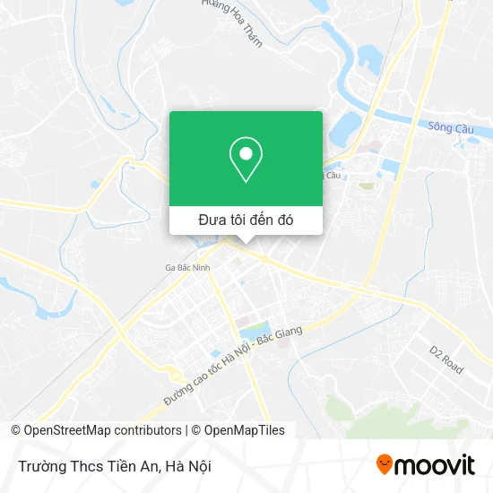 Bản đồ Trường Thcs Tiền An