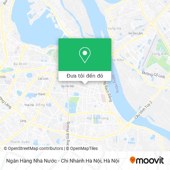 Bản đồ Ngân Hàng Nhà Nước - Chi Nhánh Hà Nội