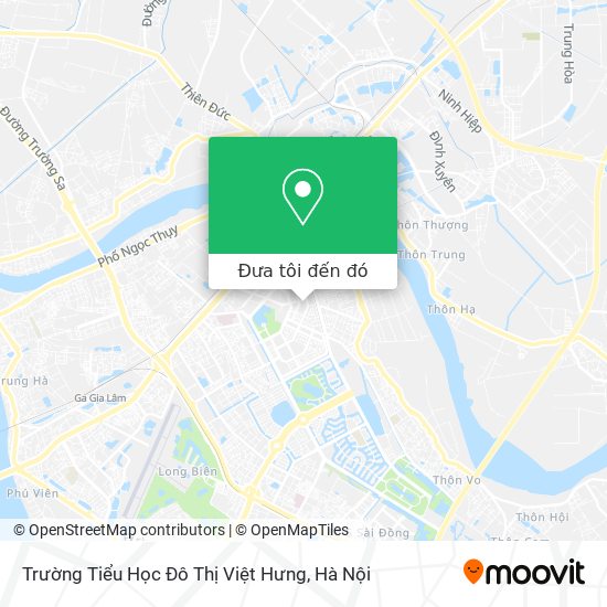 Bản đồ Trường Tiểu Học Đô Thị Việt Hưng