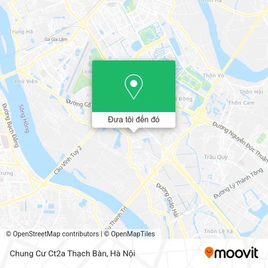 Bản đồ Chung Cư Ct2a Thạch Bàn