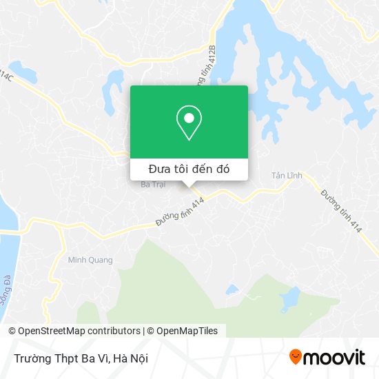 Bản đồ Trường Thpt Ba Vì