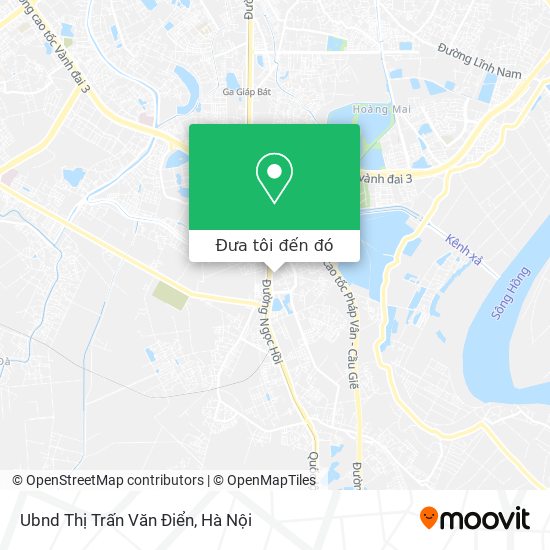 Bản đồ Ubnd Thị Trấn Văn Điển