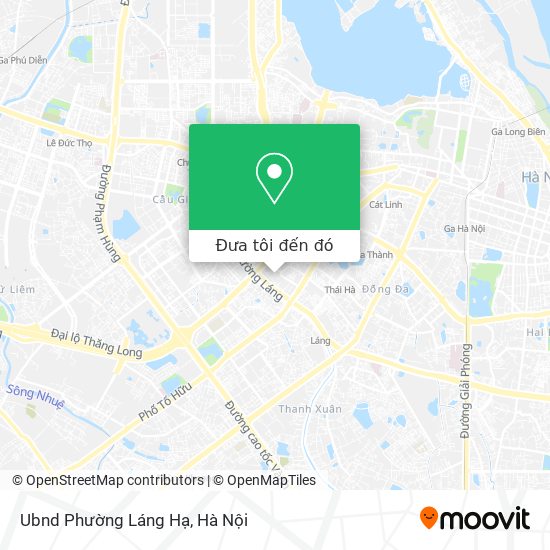 Bản đồ Ubnd Phường Láng Hạ