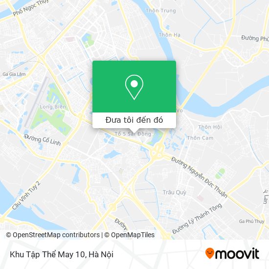 Bản đồ Khu Tập Thể May 10
