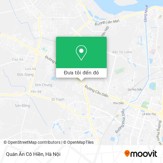 Bản đồ Quán Ăn Cô Hiền
