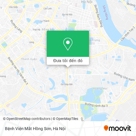 Bản đồ Bệnh Viện Mắt Hồng Sơn