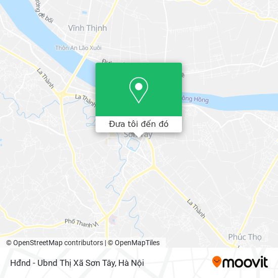 Bản đồ Hđnd - Ubnd Thị Xã Sơn Tây