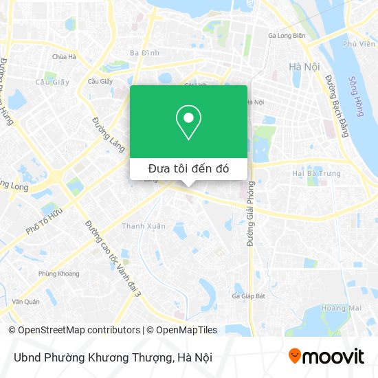 Bản đồ Ubnd Phường Khương Thượng