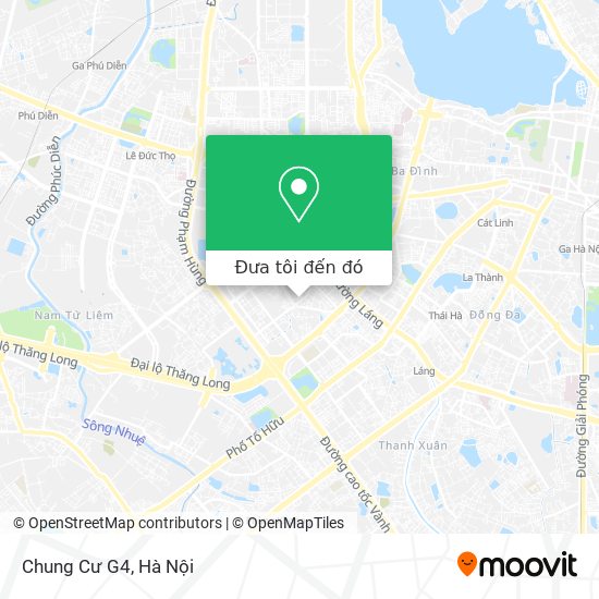 Bản đồ Chung Cư G4