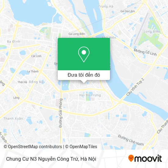 Bản đồ Chung Cư N3 Nguyễn Công Trứ