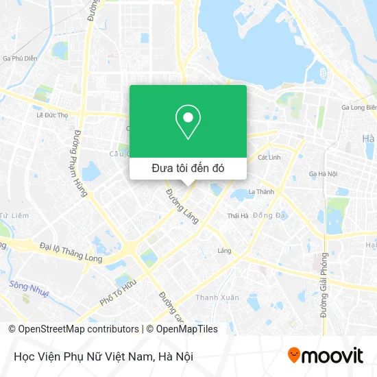 Bản đồ Học Viện Phụ Nữ Việt Nam