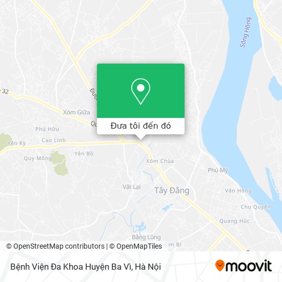 Bản đồ Bệnh Viện Đa Khoa Huyện Ba Vì