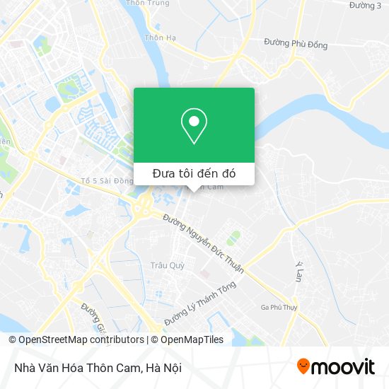 Bản đồ Nhà Văn Hóa Thôn Cam
