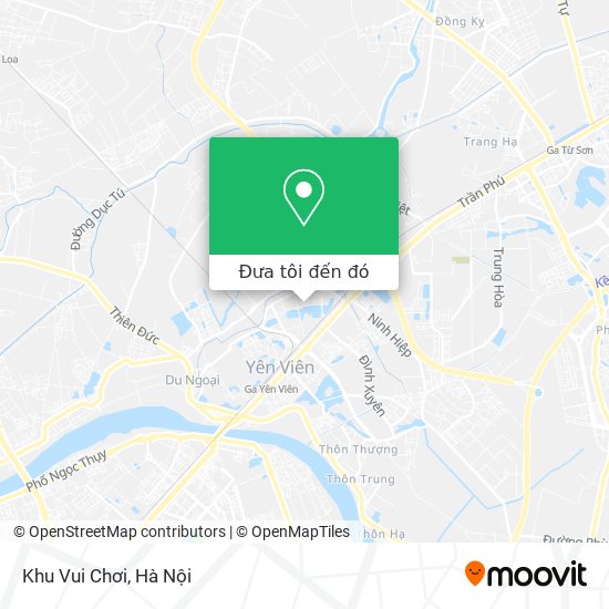 Bản đồ Khu Vui Chơi