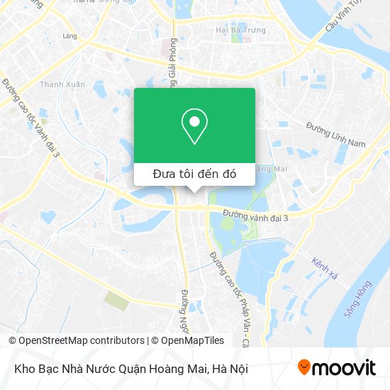 Bản đồ Kho Bạc Nhà Nước Quận Hoàng Mai